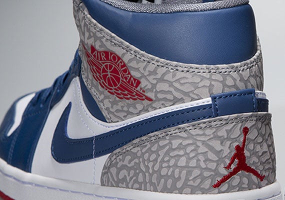 True Blue Air Jordan 1 Mid