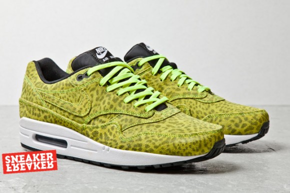Yellow Leopard Nike Air Max 1 FB