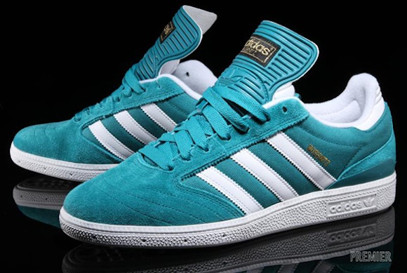Adidas Skateboarding Busenitz Teal White New Release