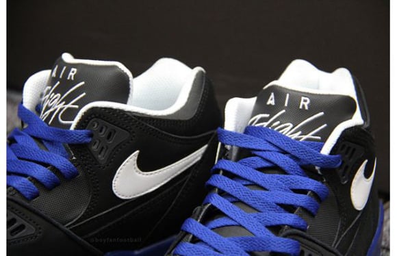Nike Air Flight 89 Black White Blue Speckle Another Look 02