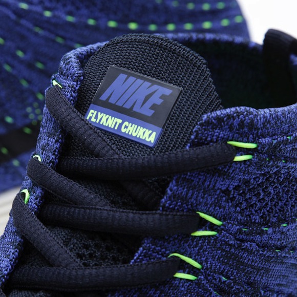 Nike FlyKnit Lunar Chukka Game Royal Volt Nike FlyKnit Lunar Chukka Game Royal Volt