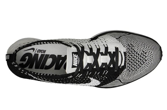 Nike FlyKnit Racer Black White New Release