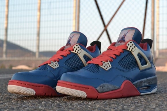 Air Jordan IV Jumpman of Steel Customs by Freaker Sneaks