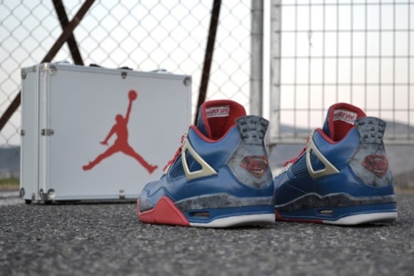 Air Jordan IV Jumpman of Steel Customs by Freaker Sneaks