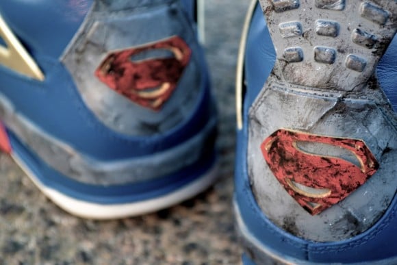 Air Jordan IV Jumpman of Steel Customs by Freaker Sneaks