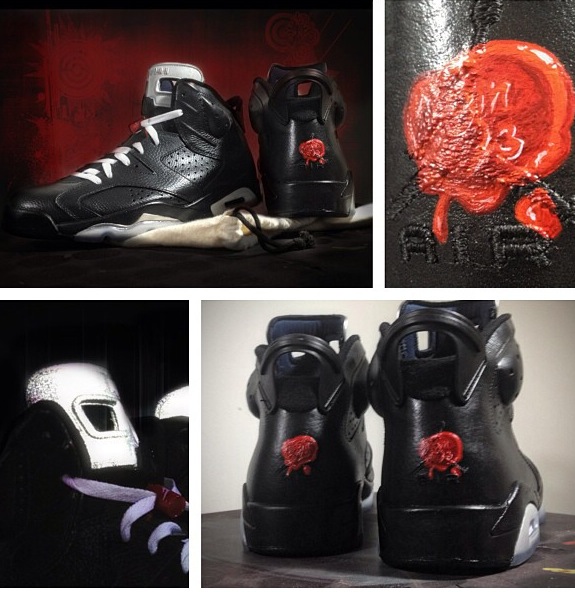 Air Jordan VI Bin 65 by Mache Customs