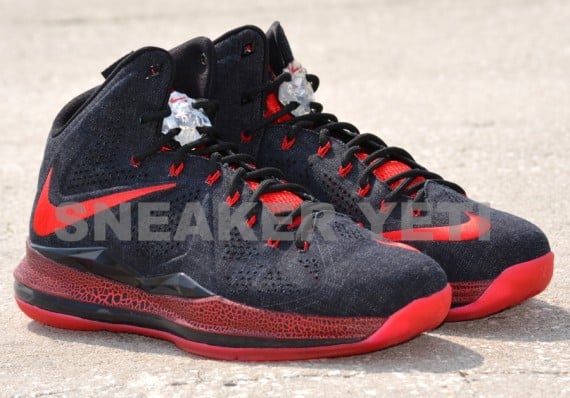 Another Look Black Denim Nike LeBron X Sample