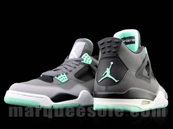 Another Look Green Glow Air Jordan IV