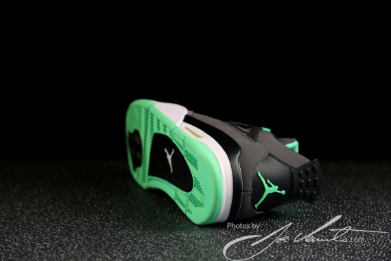 Another Look Green Glow Air Jordan IV