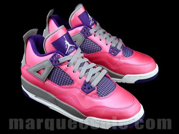 Another Look Pink Purple Air Jordan IV GS 