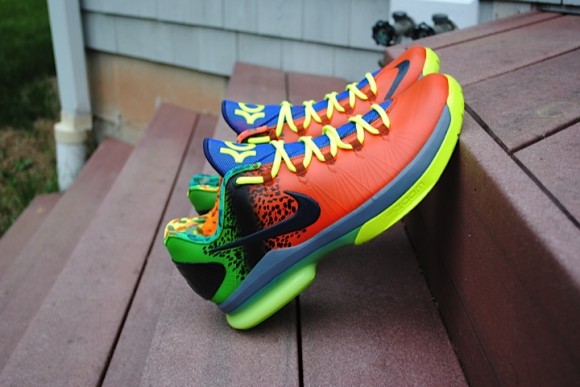 Anti Nerf Nike KD V Elite Customs by Rise Above Customs