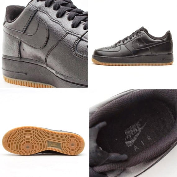 Black Gum Nike Air Force 1 Low