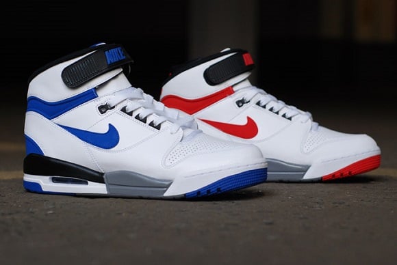 Detailed Look: Nike Air Revolution Retro “White/Black/Red” and “White/Black/Blue”