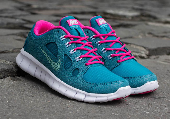 Nike Free 5.0 (GS) ‘Tropical Teal/Arctic Green-Pink Flash’