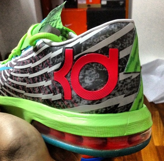 Nike KD VI Grey Green Blue