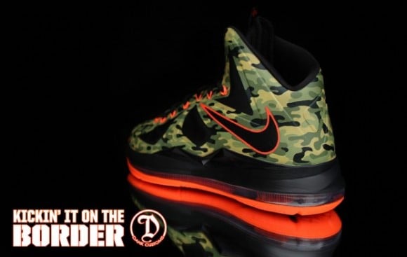 Nike LeBron X Hunter Custom for Kickin it on the Border by Dank Customs