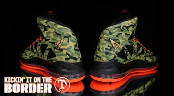 Nike LeBron X Hunter Custom for Kickin it on the Border by Dank Customs