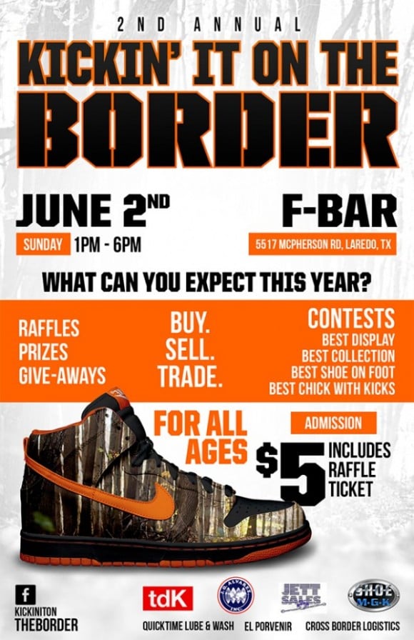 Nike LeBron X Hunter Custom for Kickin it on the Border by Dank Customs