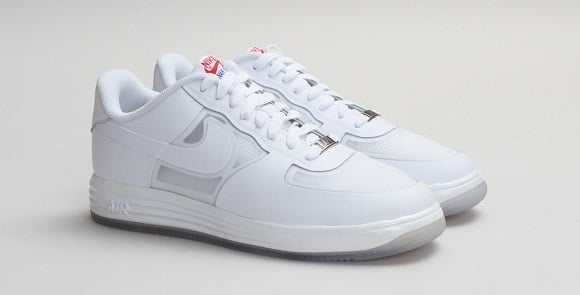 Nike Lunar Force 1 Fuse LTHR White White Available Now