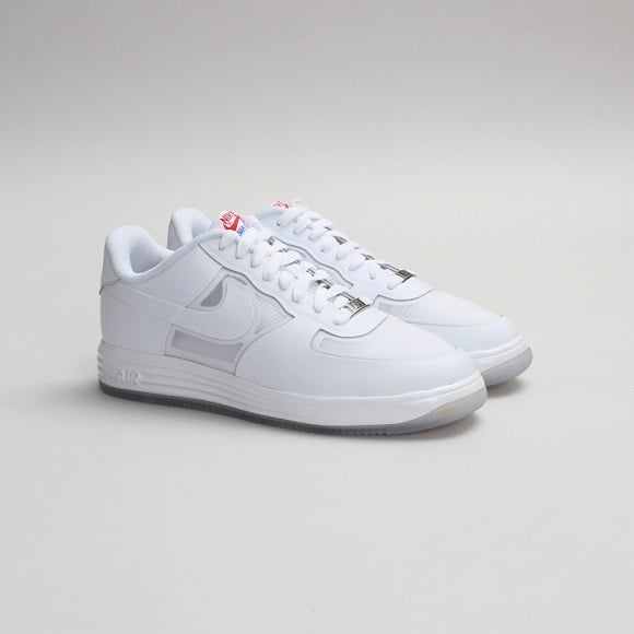 Nike Lunar Force 1 Fuse LTHR White White Available Now