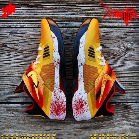 Nike Zoom KD IV Kill Bill Customs by Gourmet Kickz