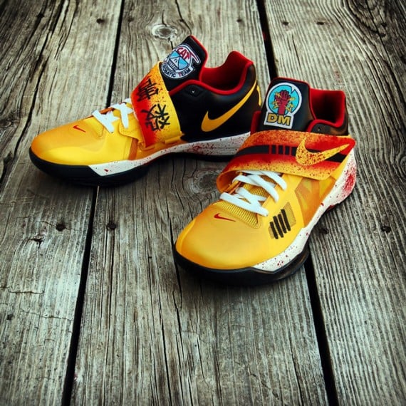 Nike Zoom KD IV Kill Bill Customs by Gourmet Kickz