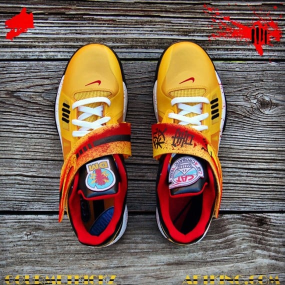 Nike Zoom KD IV Kill Bill Customs by Gourmet Kickz