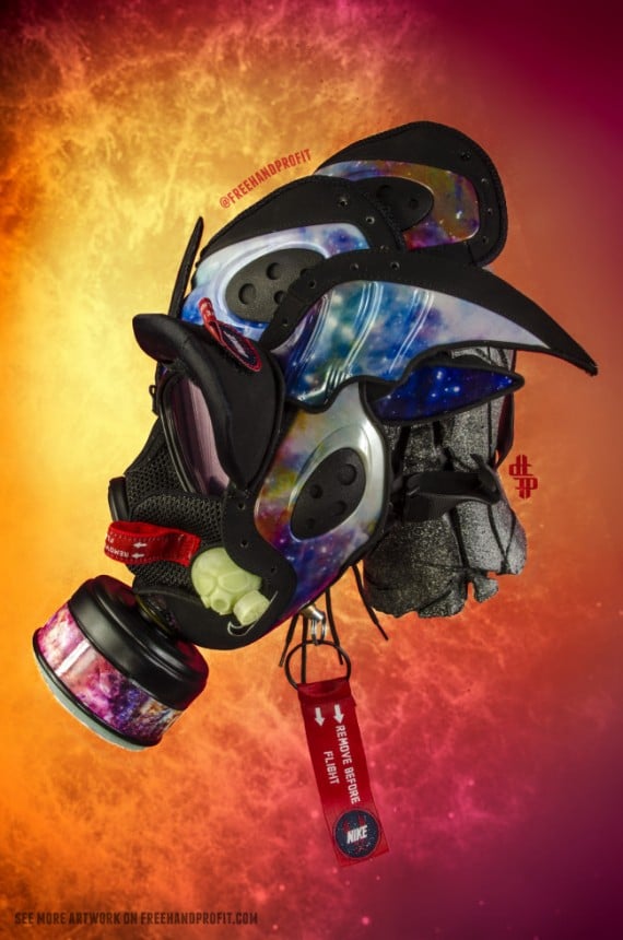 Nike Zoom Rookie Galaxy Gas Mask by Freehand Profit