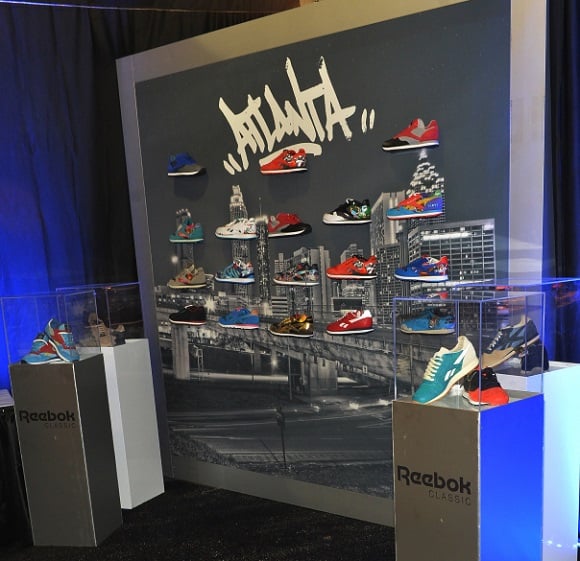 Reebok Classic Leather City Series On Display At Hot 1079 Birthday Bash
