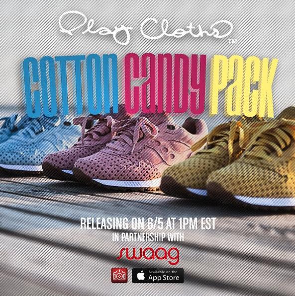 Release Reminder: Play Cloths x Saucony Shadow 5000 ‘Cotton Candy Pack’