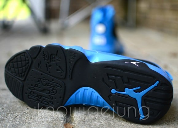 Unreleased Sample Air Jordan IX Photo Blue Patent Leather Black