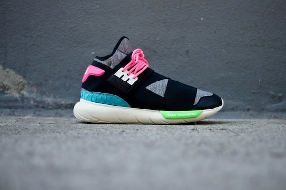 Adidas Y 3 Qasa High Black Neon Exclusive Release