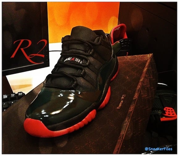 Air Jordan 11 Low Gucci Customs by R2 CustomKicks
