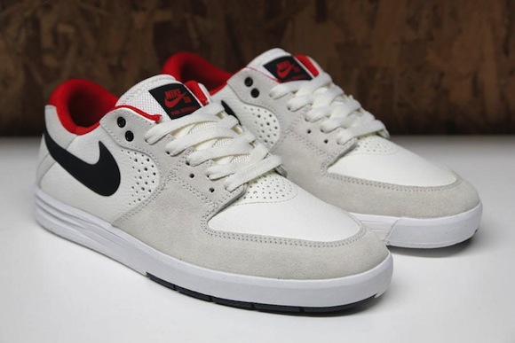 Nike SB Paul Rodriguez 7 Sail Black Red New Release