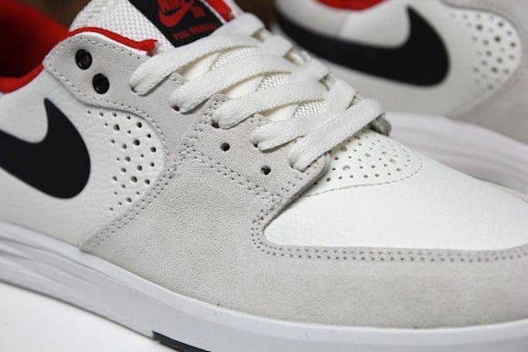 Nike SB Paul Rodriguez 7 Sail Black Red New Release