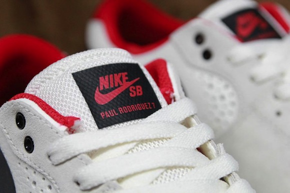 Nike SB Paul Rodriguez 7 Sail Black Red New Release