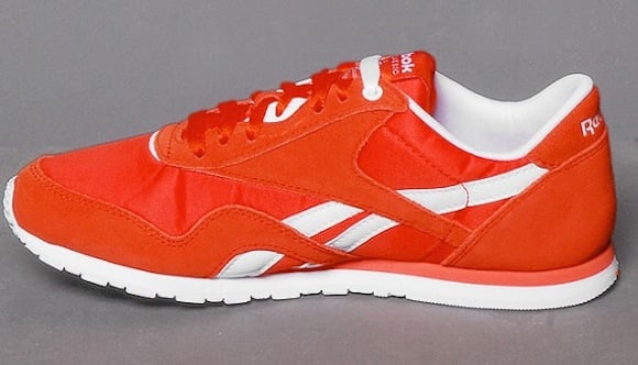 Reebok CL Nylon Slim Orange White New Release