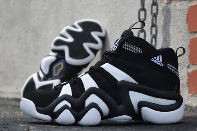 adidas crazy 8 white and black