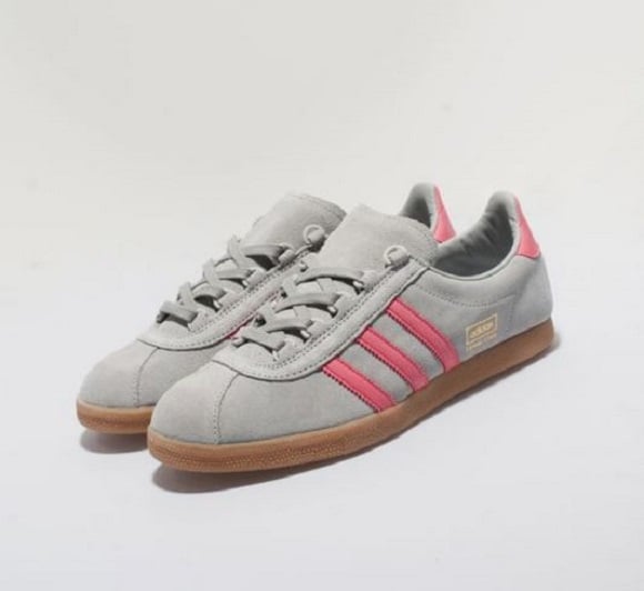 adidas trimm star grey pink