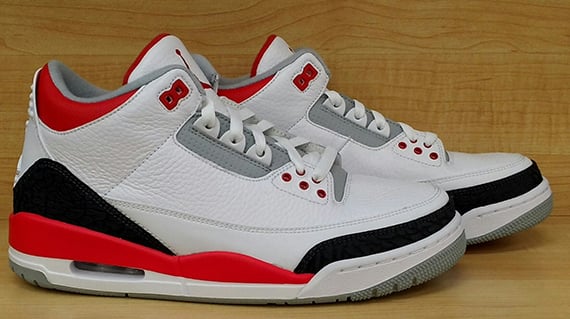 Air Jordan III Fire Red Yet Another Look