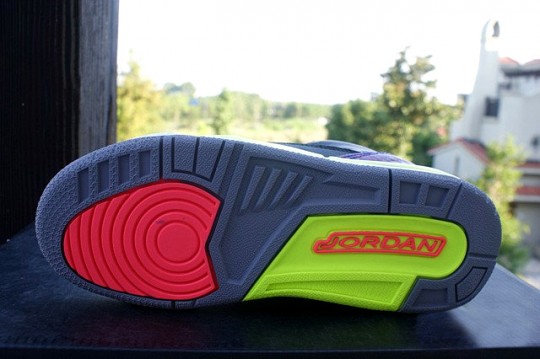 Air Jordan III GS Black Purple Volt Another Look