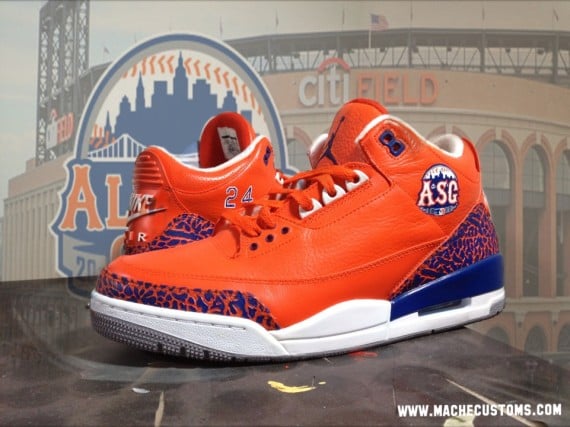 Air Jordan III MLB All-Star for Pedro Alvarez by Mache Customs