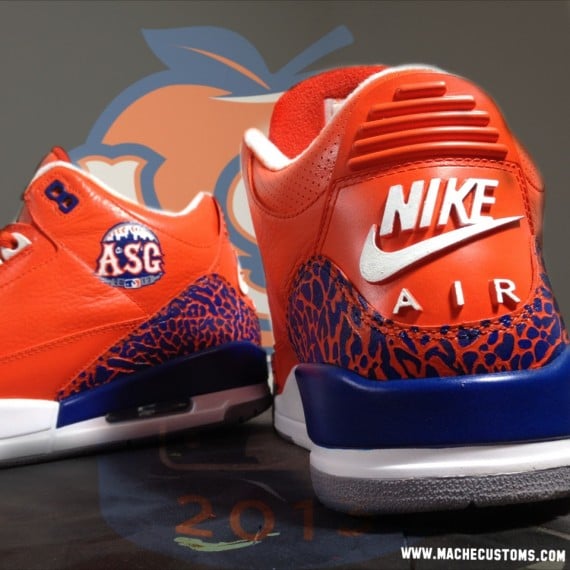 Air Jordan III MLB All-Star for Pedro Alvarez by Mache Customs