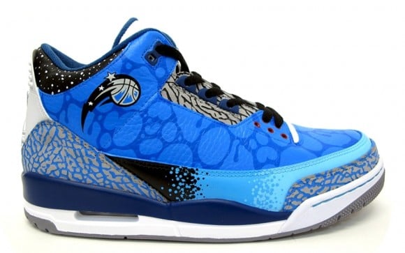 Air Jordan III Orlando Magic Customs by Sekure D