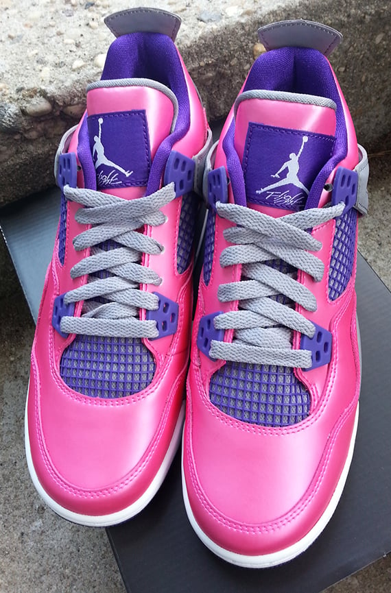 Air Jordan IV GS Pink Flash Yet Another Look