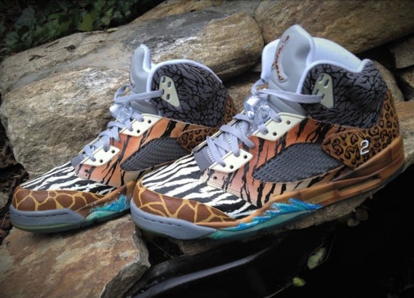 Air Jordan V Noahs Ark By Mache Customs