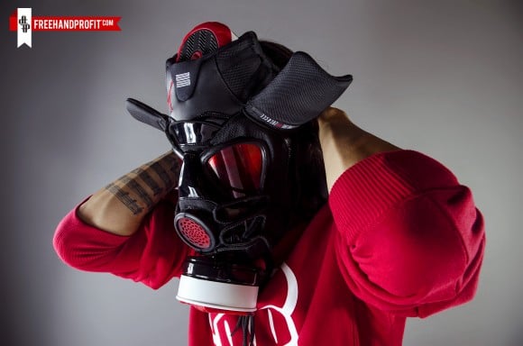 Air Jordan XI Bred Gas Mask by Freehand Profit