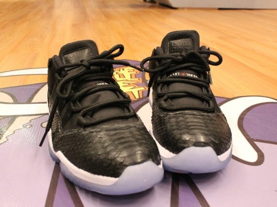Air Jordan XI Low Black Python by CMB Kicks