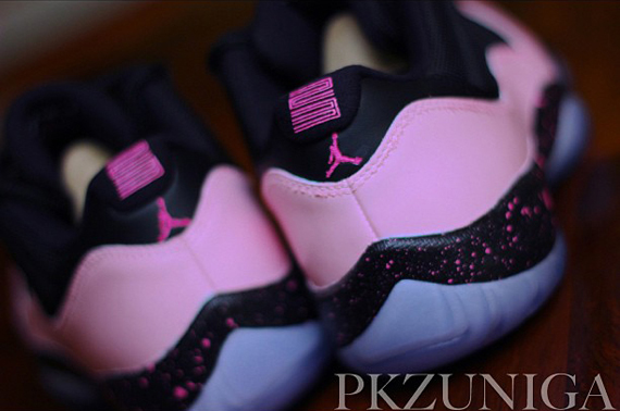 Air Jordan XI Low Breast Cancer Awareness Customs by PKZUNIGA 