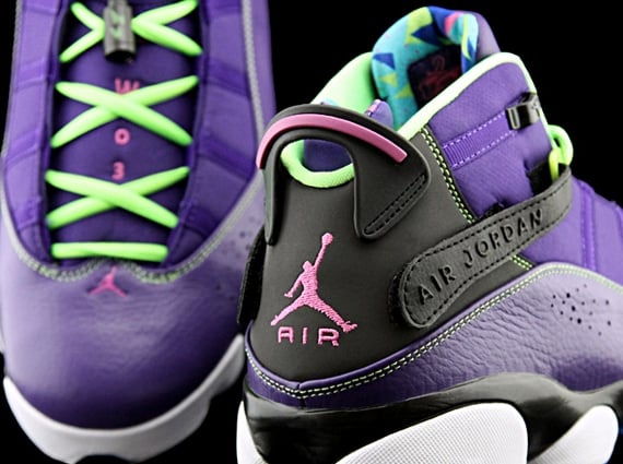 Air Jordan 6 Rings – Purple – Black 